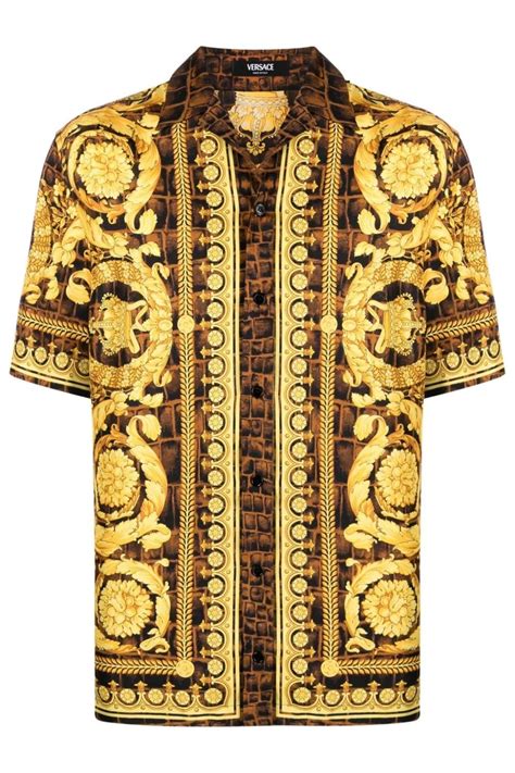 versace barocco korting|Versace barocco shirt.